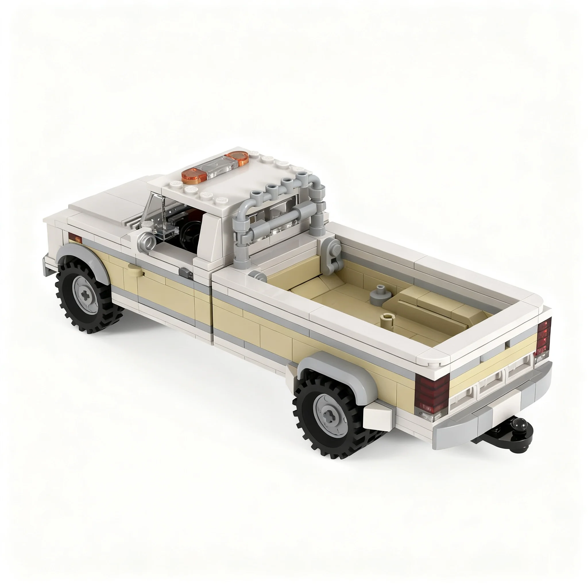 499pcs MOC City Champions Fordes F-250 Heavy Duty 8wide Model Building Blocks Architecture Christmas Gifts Toys Brick Creative
