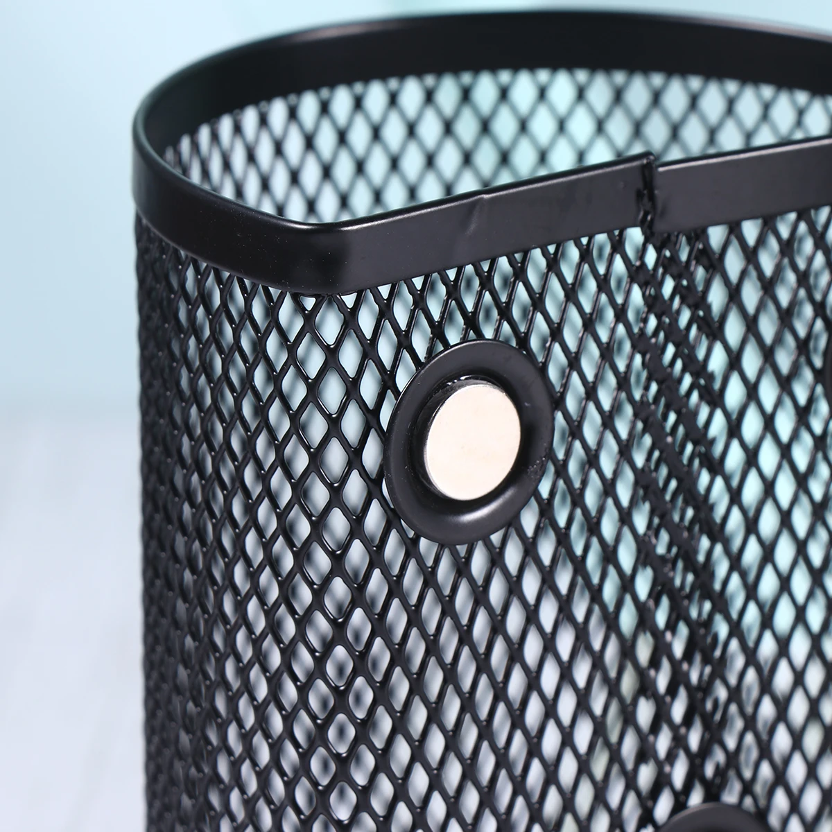 

2 Pcs Black Desktop ganizer Metal Container Storage Iron Metal Iron Net Black Desktop ganizer Pen Holder Holder Net Pen St