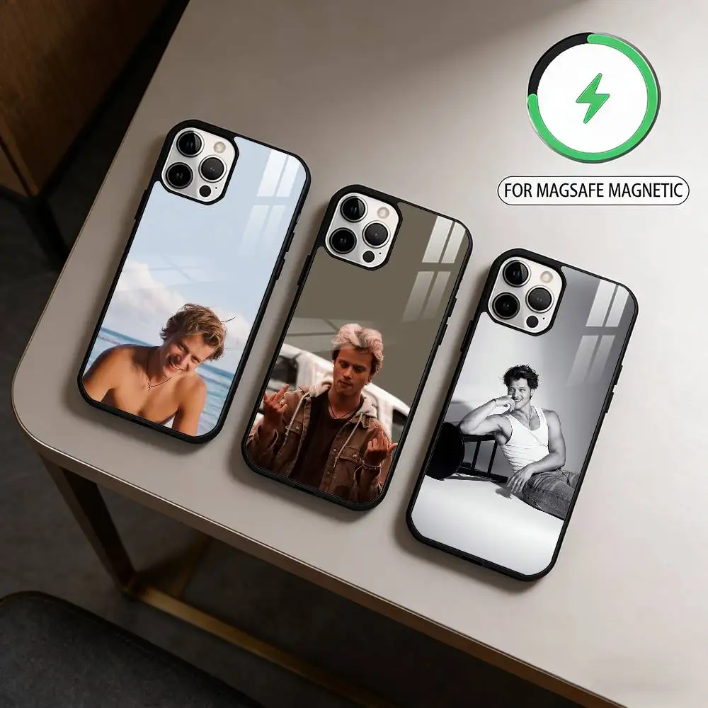 

JJ M-Maybank Magnetic For Magsafe Wireless Charging Phone Case For iPhone17,16,15,14,13,12,11 Plus,Pro Max