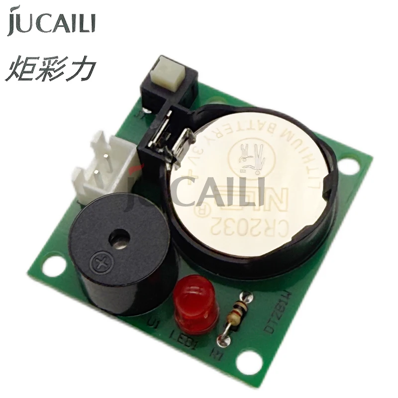 JUCAILI New Ink tank Alarm Buzzer Plate Board Card for Eco Solvent /Water Based /UV /DTF Printer Ink Cartridge Alarm Board