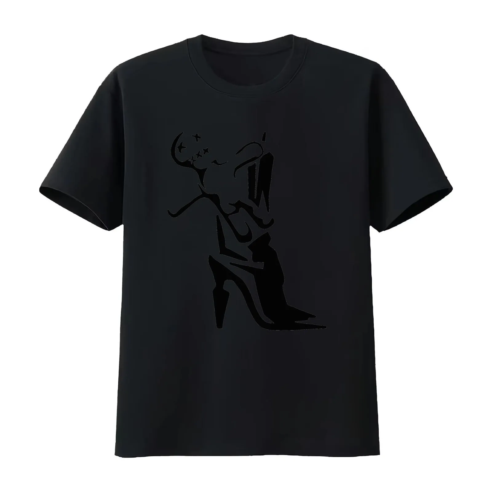 Voodoo Doll T-Shirt Summer Casual Cotton Tee Oversized Streetwear Tops Vintage Graphic Print Loose Fit Short Sleeve