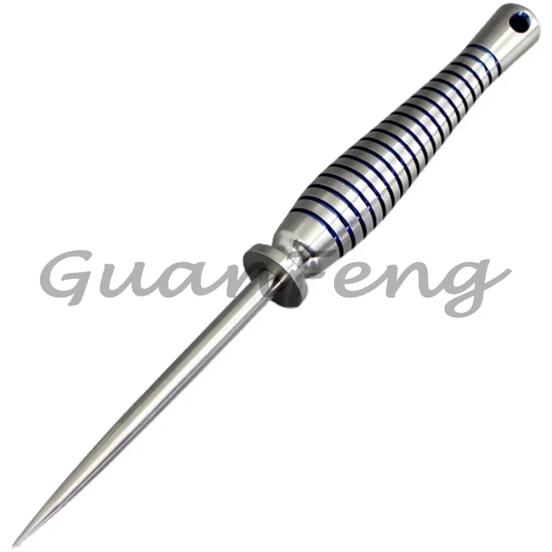 Hidden Dual-Use TC4 Titanium Alloy Tea Needle, Heat-Colored Portable Removable EDC Tool for Outdoor & Tea Craft
