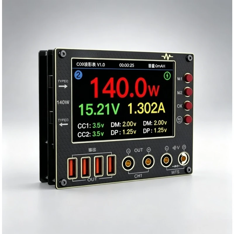C09 High Precision Digital Waveform Current Voltage Tester Charge Detection Multimeter