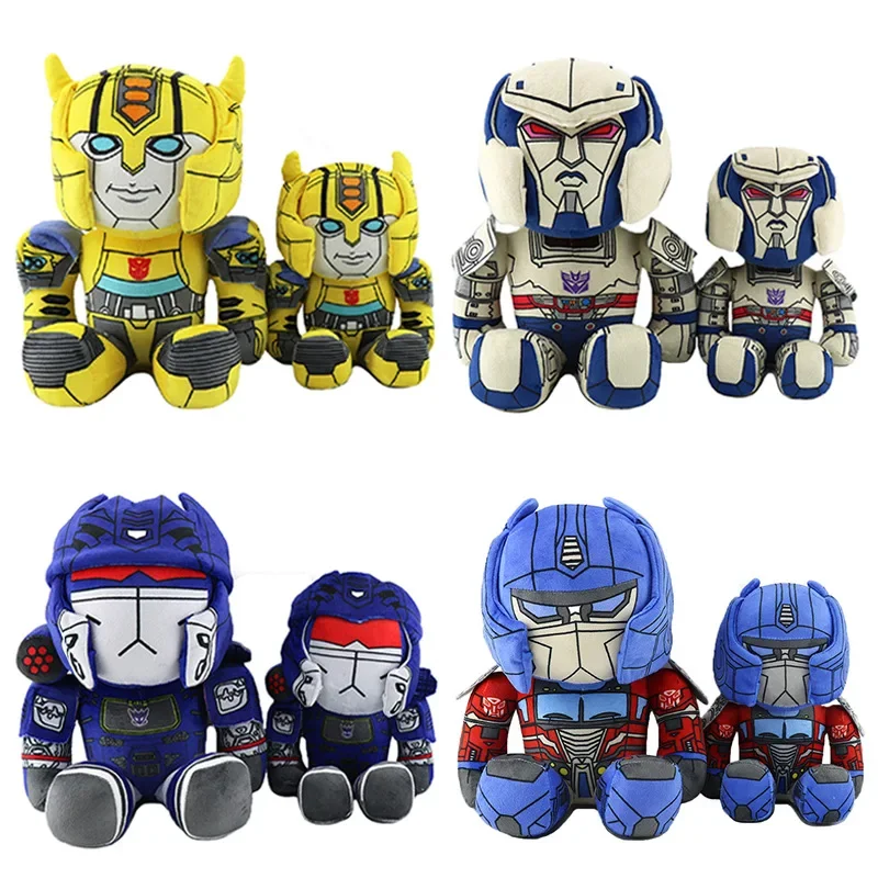 Transformers Movie Comic Peripheral Doll Ornaments Bumblebee Megatron Optimus Prime20-28Cm Boys Girls Soft Model Toy Gift