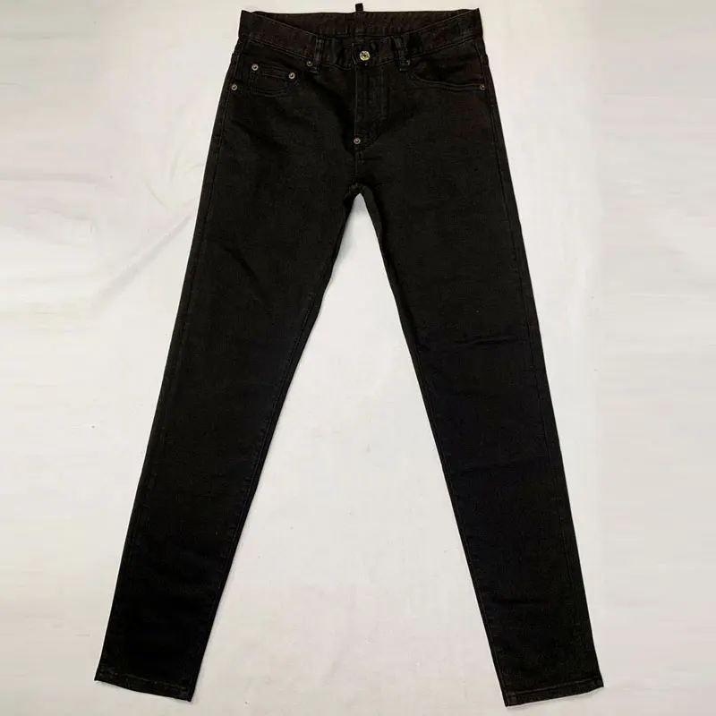 Streetwear Fashion Men Jeans Black Stretch Skinny Fit Elastic Vintage Jeans Men Casual Designer Hip Hop Brand Pencil Pants Homme