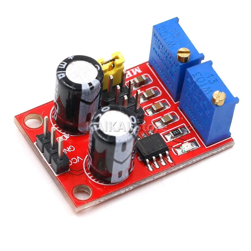 NE555 pulse frequency, duty cycle adjustable module,square/rectangular wave signal generator,stepping motor driver