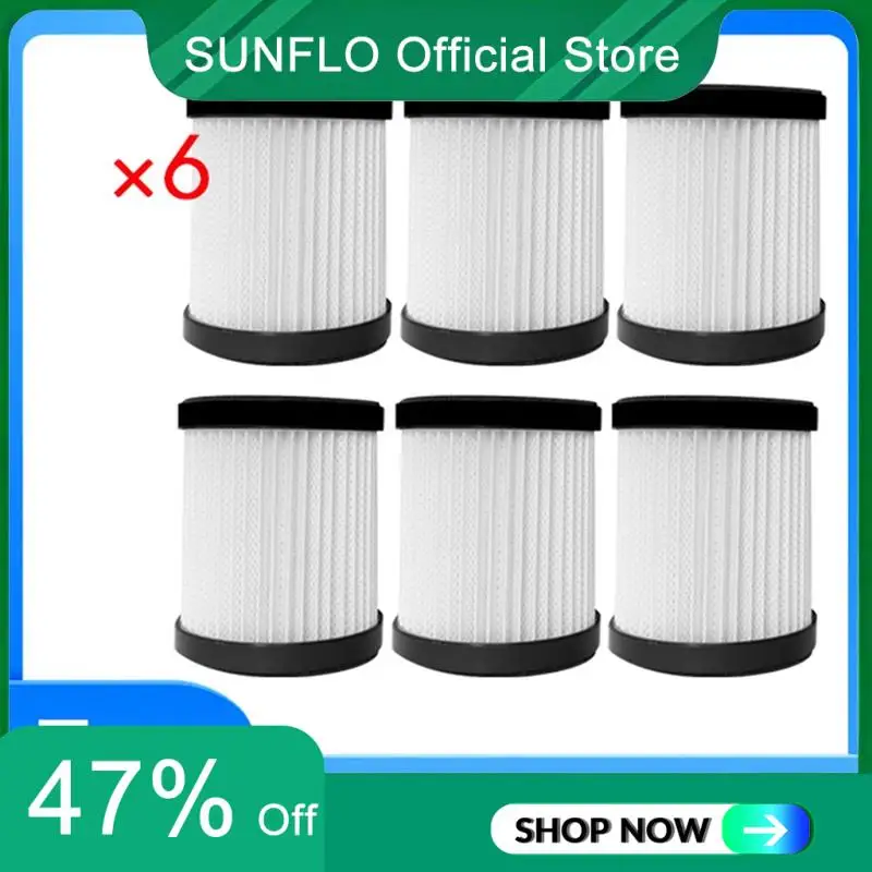 

SUNFLO 6 Pcs HEPA Filters For MOOSOO XL618 Pro/ Voweek VW Vc08type Cordless Stick Vacuum Cleaner Ultra Durable Accessories