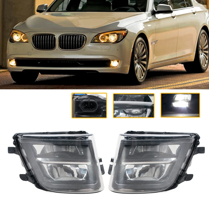 

Car LED Front Bumper Fog light For BMW 7 Series F01 F02 F03 2011 2012 2013 2014 2015 Fog Lamp Headlight 63177311287 63177311288