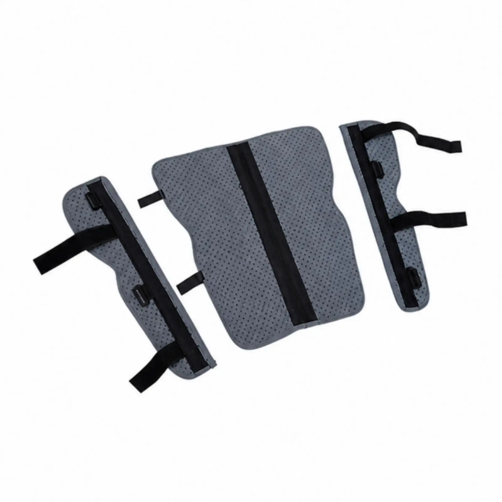 Knee Immobilizer Brace for Joint Alignment with Breathable Composite Cloth and Metal Stays