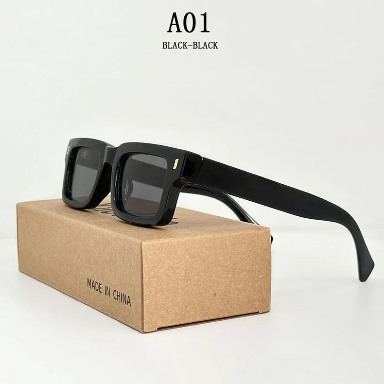 Mode Sonnenbrillen Für Männer Vintage Gläser Retro Quadrat Sonnenbrille Frauen Trendy Und Modische Gafas De Sol Hombre Zonnebril – Detail 1