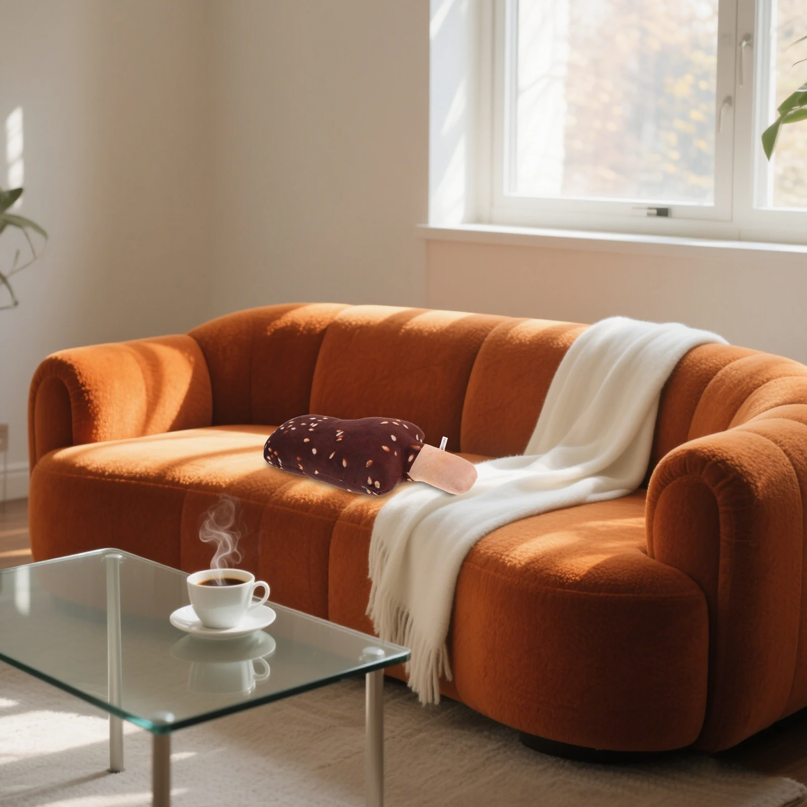 Kreativ geformte weiche dekorative Kinderzimmer Schlafzimmer Sofa Party Home Dekoration schöne Eiskissen Cartoon gefüllte Lebensmittel werfen