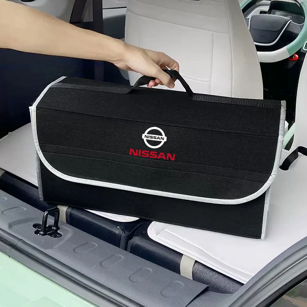 Car Trunk Storage Box Extra Large Foldable Storage Box For Nissan Nismo X-Trail Qashqai Juke Teana Tiida Sylphy Altima Note GTR