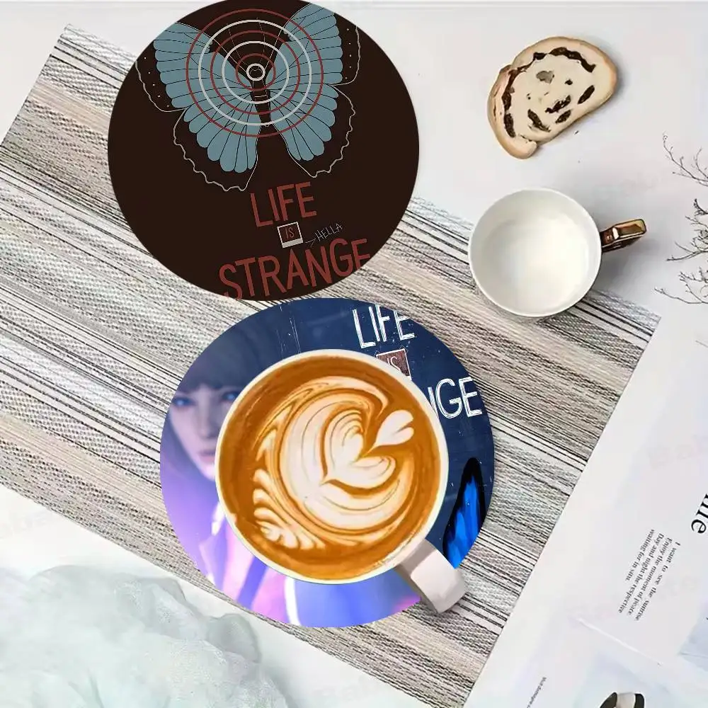 Indie Game Life Is Strange Wooden Coaster Colour Printing Cup Mat Home Desk Decoration Gifts