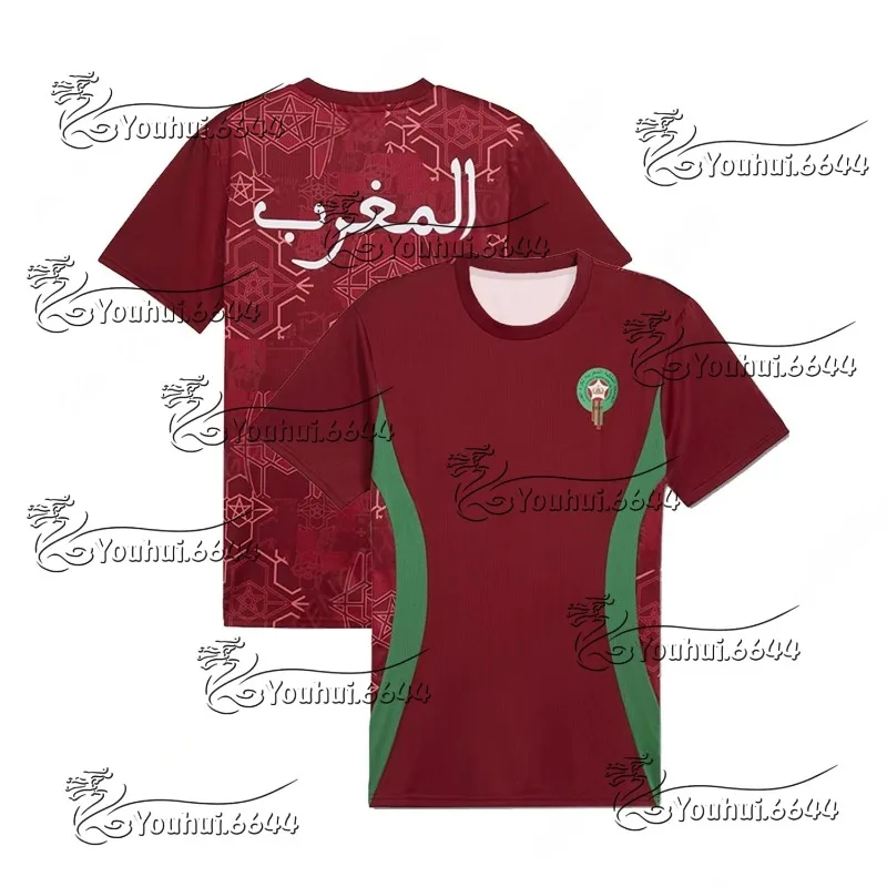 

Unisex Morocco Representative Casual Tee Faddish Comfortable Streetwear Classic Print T-Shirt Adult & Kid Sportswear Moto