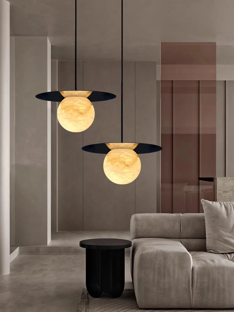 Imagem -02 - Led Ouro e Prata Lâmpadas Suspensas para Sala de Estar Série de Mármore Regulável Lustre Iluminação Suspensão Luminária Home Deco