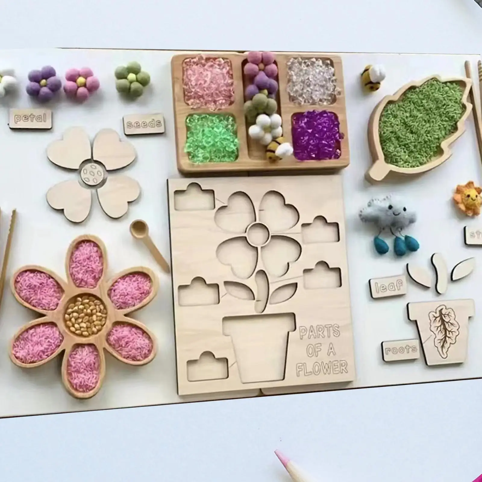 Puzzles de madeira para desenvolvimento pré-escolar, quebra-cabeça educacional para meninos e meninas, presente de aniversário para crianças