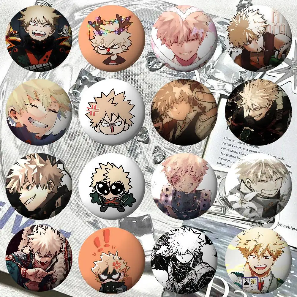 Anime Cute-K-Katsuki BakugoS-kawaii Anstecknadeln für Freunde, Rucksäcke, Kleidung, Sammleraccessoires, Schmuckgeschenk