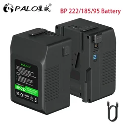 V Mount V-Lock Battery BP 222 BP-185 BP 95 Bateria and PD 20W Type-C Cable for Sony Video Camera R5C BMPCC 6K Pro 4K 60P V-mount
