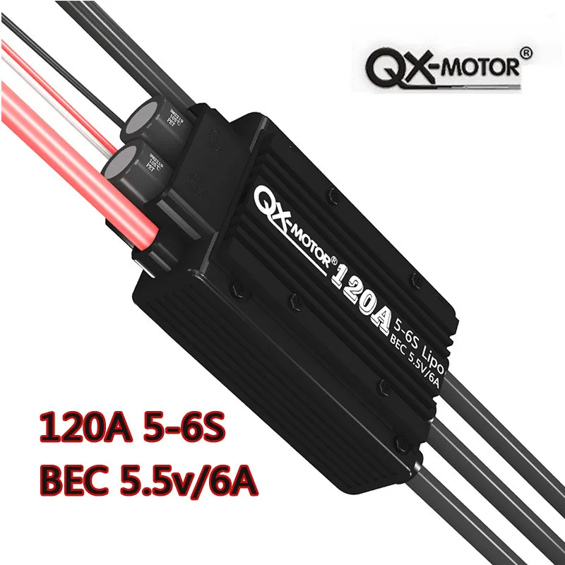 120A ESC 5-6S Culvert Motor QX-MOTOR Specialized 80 Culvert Brushless ESC External BEC