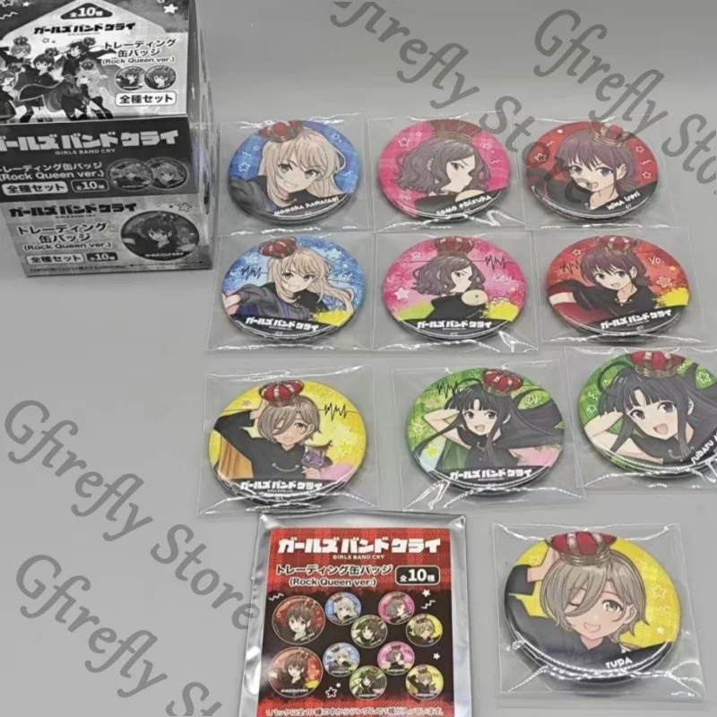 

GIRLS BAND CRY NINA ISERI MOMOKA KAWARAGI Rupa Brooch Genuine Badge Breastpin TOMO EBIZUKA Cosplay Emblem Collection Ornaments