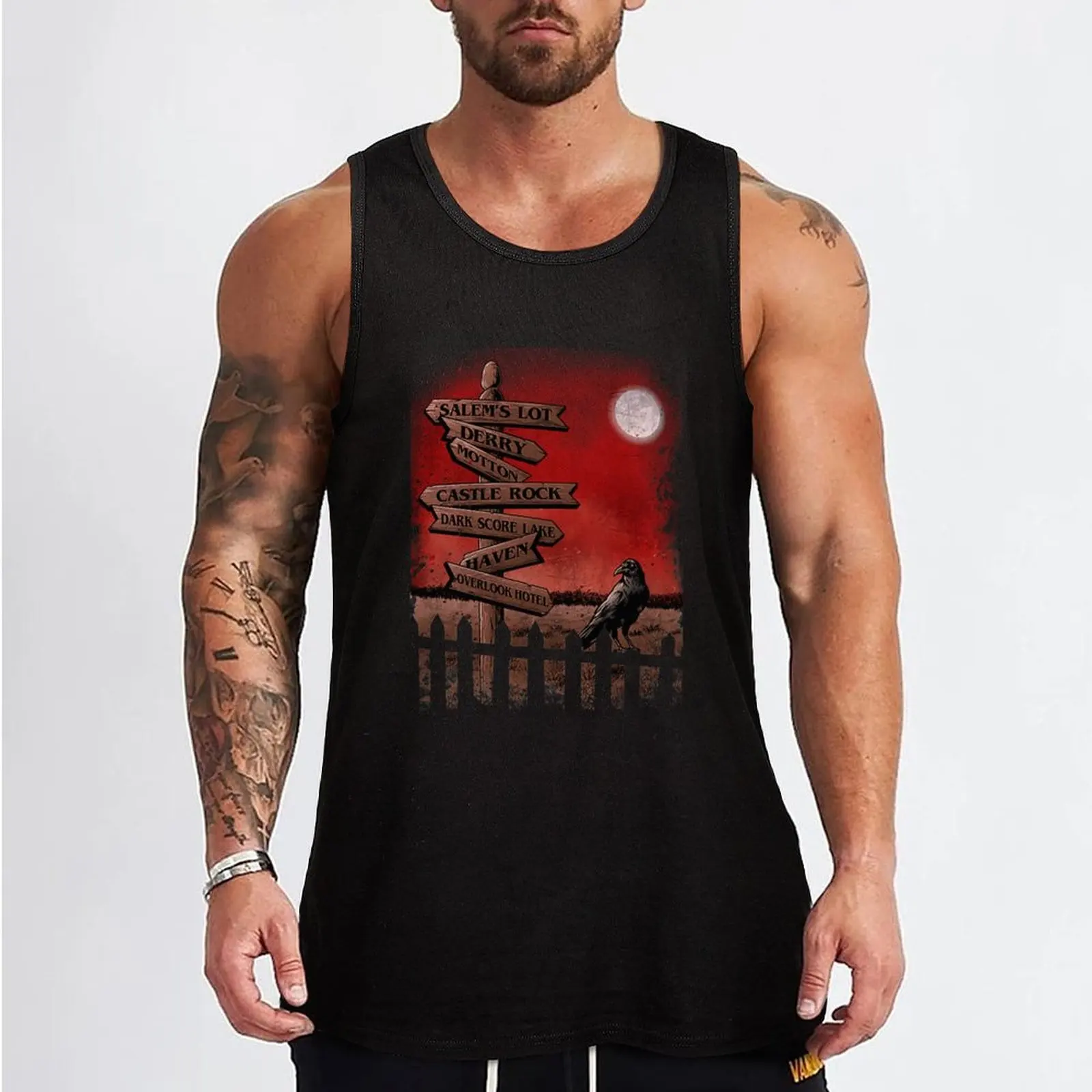 Stephen King Tank Top muscle t-shirt t-shirt for men t shirt gym