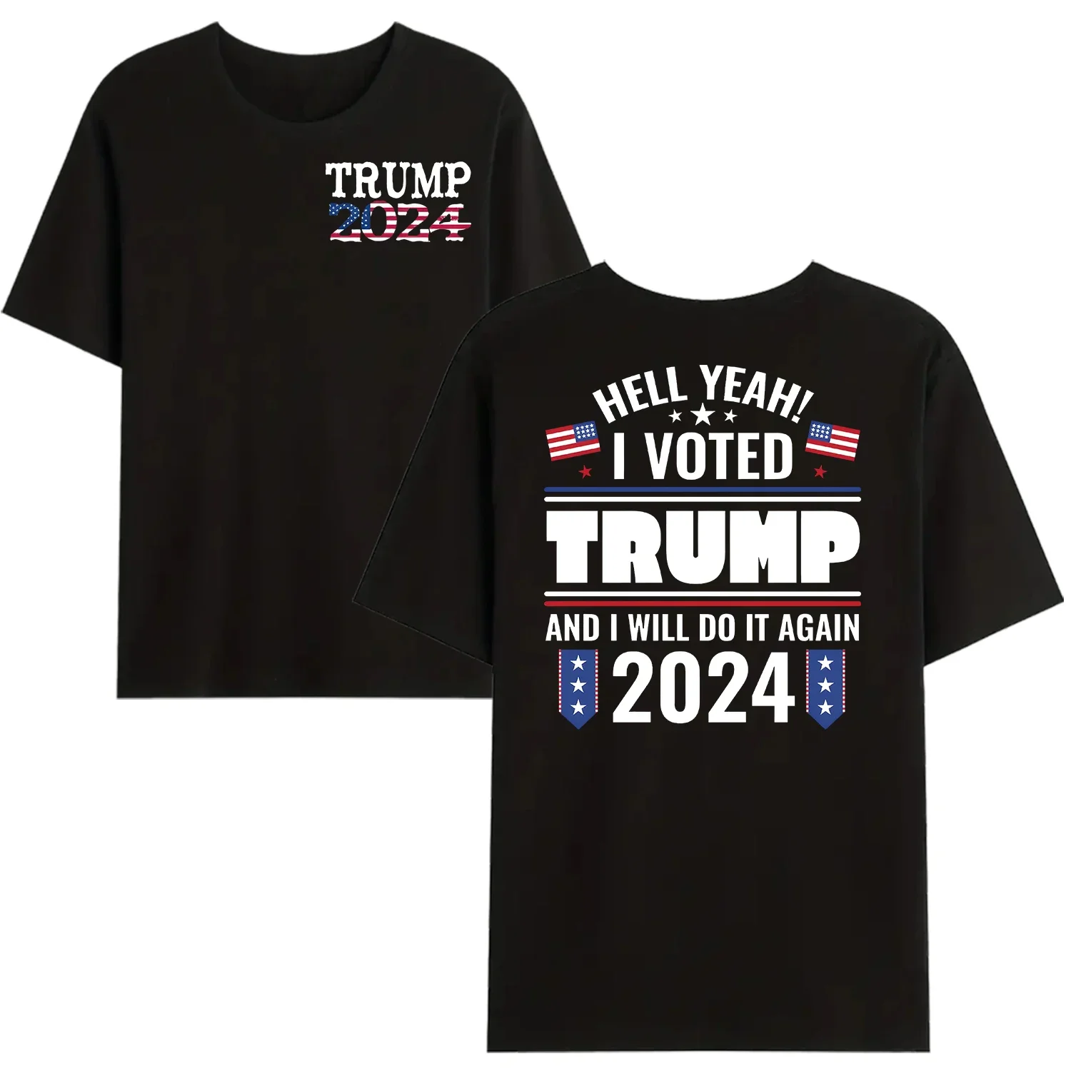 Hell Yeah I Voted Trump and I Will Do It Again 2024 T-Shirt, I Voted Trump and I Will Do It Again 2024 Shirt