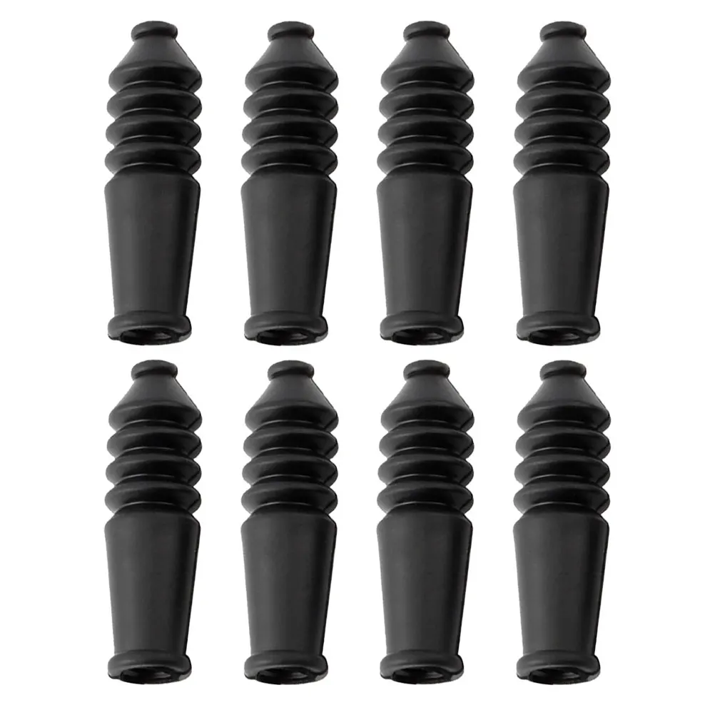 

8pcs Brake Cable Protector Kit Universal Bike Brake Line Cover Dustproof Rubber Sleeve Clutch Cable Protection for Cycling