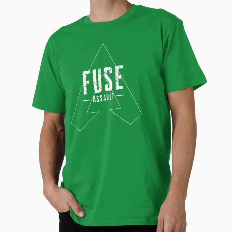 

Fuse 1204 Apex legends 80s Retro Videogame Gift t shirt for man Cartoon Graphic Y2K clothes Large size Tops S-6XL Tee