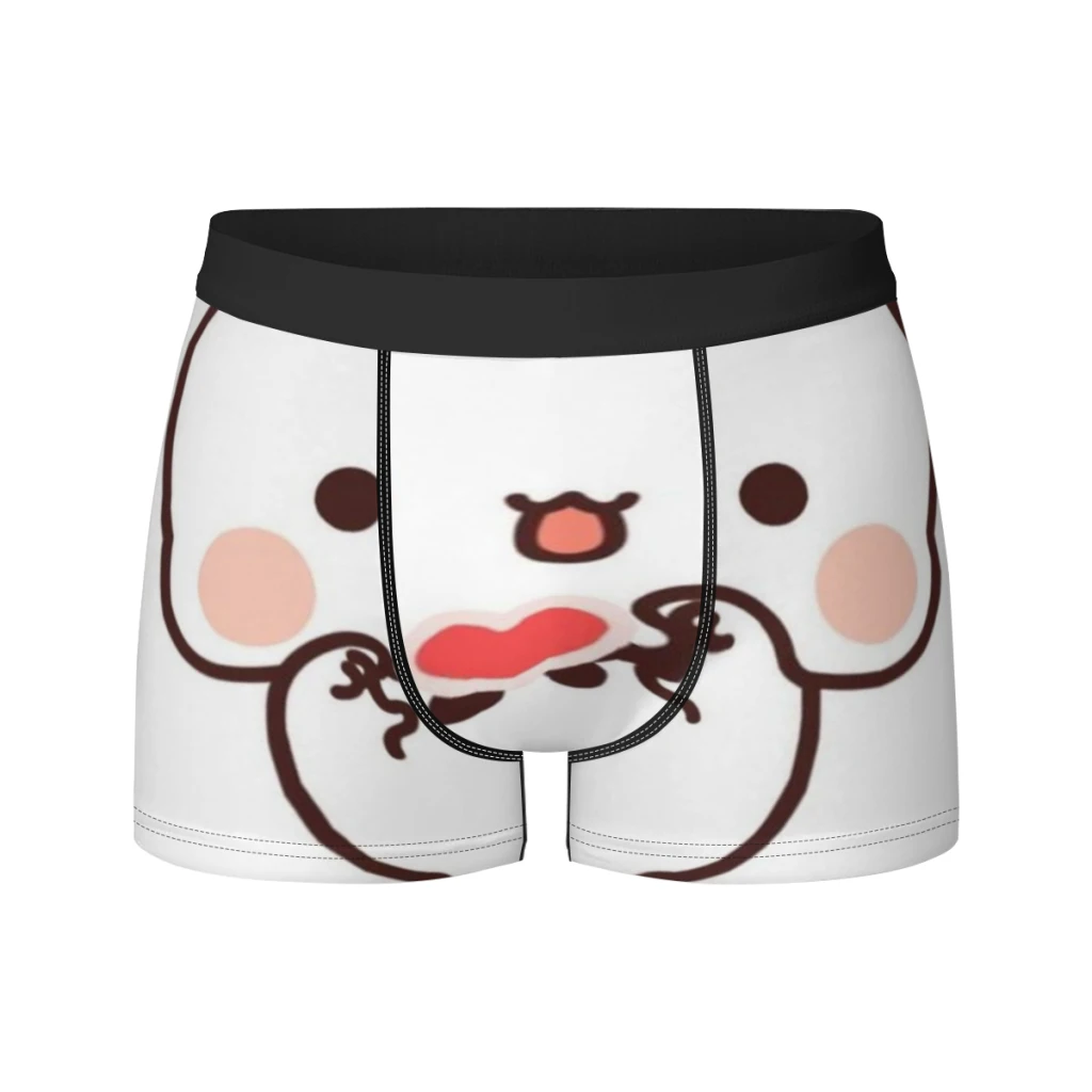 

Panda Bear Hug Bubu Dudu Men Underpants Man Breathable Boxer Shorts Men's Panties Underwear Gift