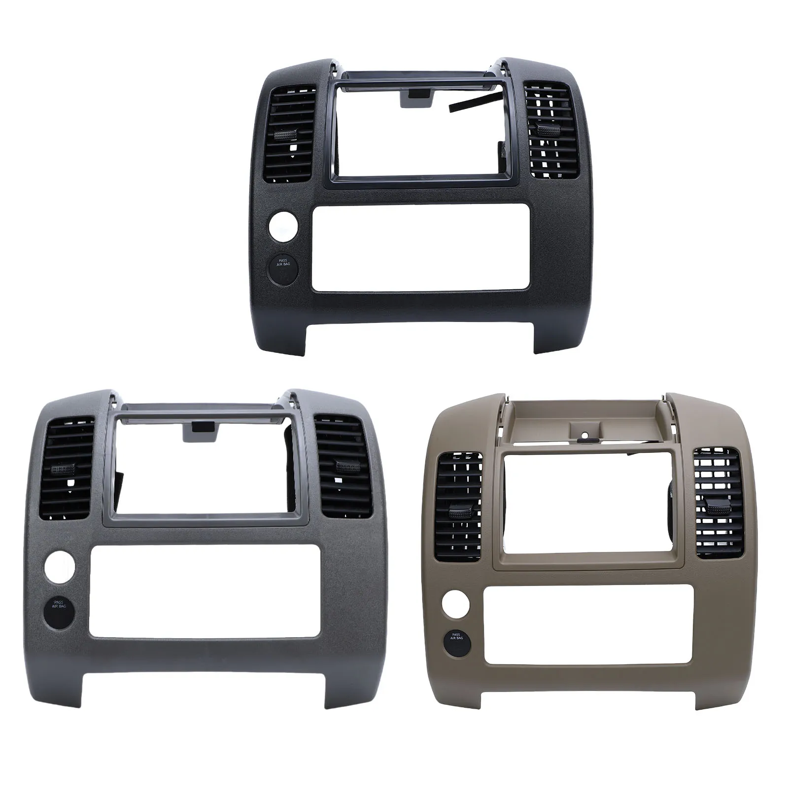 Car Center Console Bezel Panel Lid Auto Interior for Nissan Frontier 2005-2020 Car Center Dash Console Instrument Bezel Panel