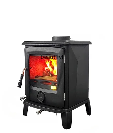 

Winter winter heating firewood real fire wood small heater cast iron independent bed and breakfast