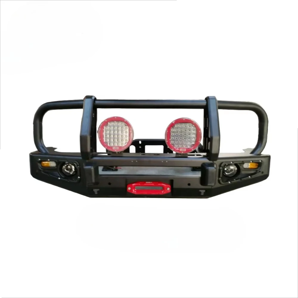 Steel Bull Bar Front Bumper Winch Mount D‑Ring For Great Wall TANK 300 4X4 Off‑Road Modification Kit