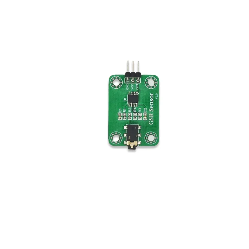 Skin Electric Sensor Sensor Kit Can Measure Skin Resistance Current Finger Stall Single Chip Microcomputer Module