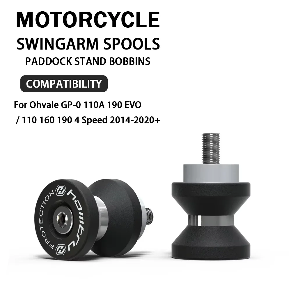 Paddock Stand Bobbins For Ohvale GP-0 110A 190 EVO / 110 160 190 4 Speed 2014-2020+ Motorcycle Swingarm Spools Accessories