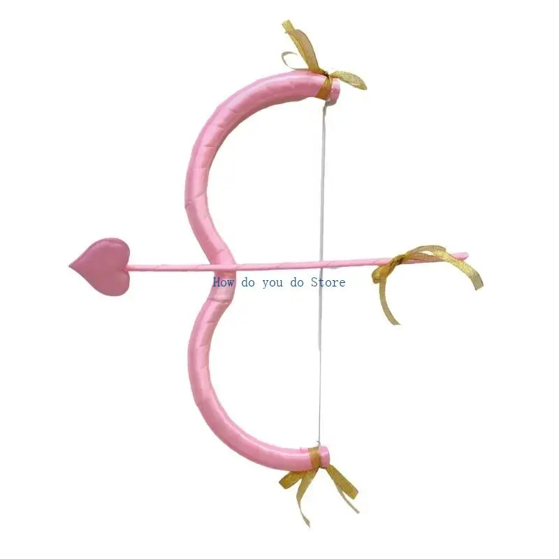 19QF 현실적인 활과 화살 사진 소품 할로윈 및 무대 공연을위한 의상 액세서리 선물