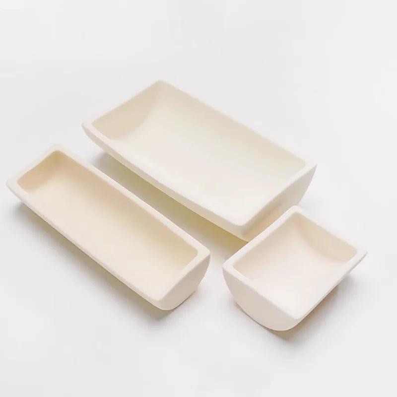 

99% Alumina Semi-Circular Bottom Ark Corundum Boat Experimental Electric Furnace Tube Furnace Sintering Combustion Boat