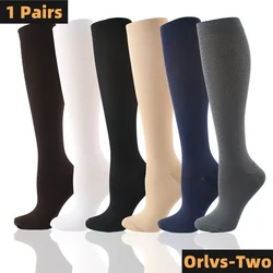 Men Compression Socks Women Hiking Running Elastic Socks Sports Socks Flight Pregnancy Swollen Varicose Veins Marathon Socks