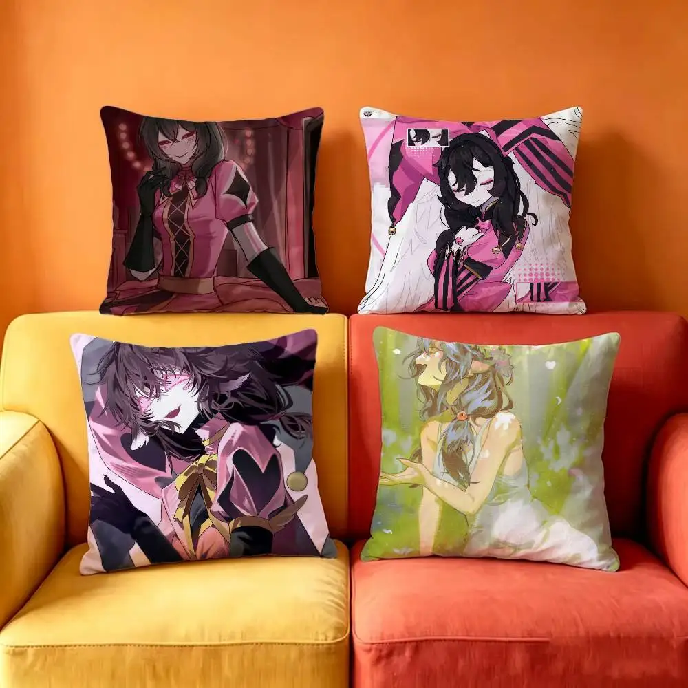 The Freak Circus Columbina Square Double-Sided printed Pillow Case Bedroom Bedside Pillow Sofa Cushion Cover
