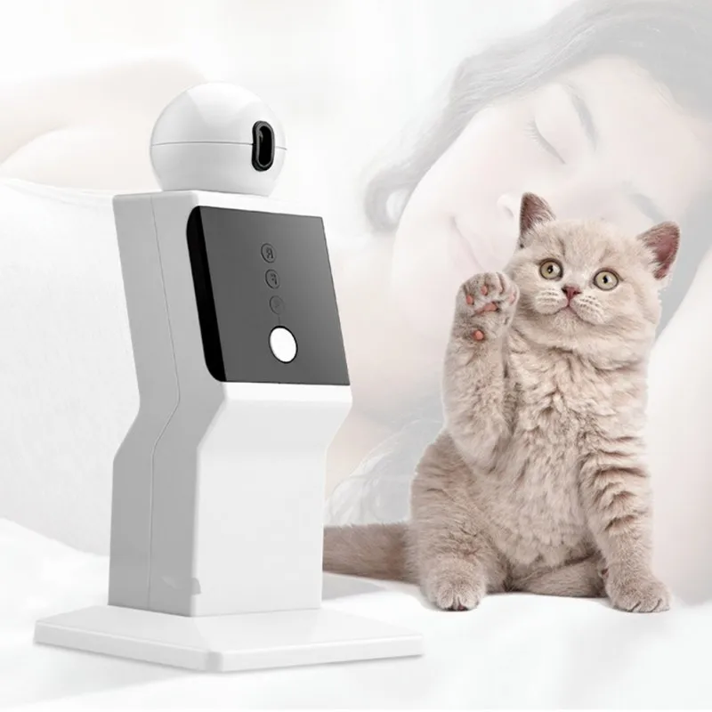 Pet Smart Self-Hey Led Funny Cat Play With Led Robot Toy Charging Automatic Cat Toys Interactive Smart Teasing Pet LED Laser