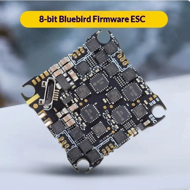 JHEMCU F435 AIO V2 Flight Controller 20A ESC F4 FPV Crossing Drone 2‑4S Built‑in ELRS 2.4G Receiver All‑in‑One Board