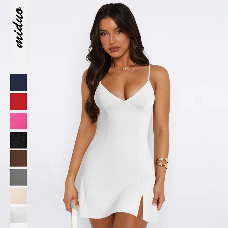 New Y2K Slim Fit Knitted ter Dr High Waist Nylon Fiber Long Sve ort Dr Sexy Girl Dr  Mira Women's Faion