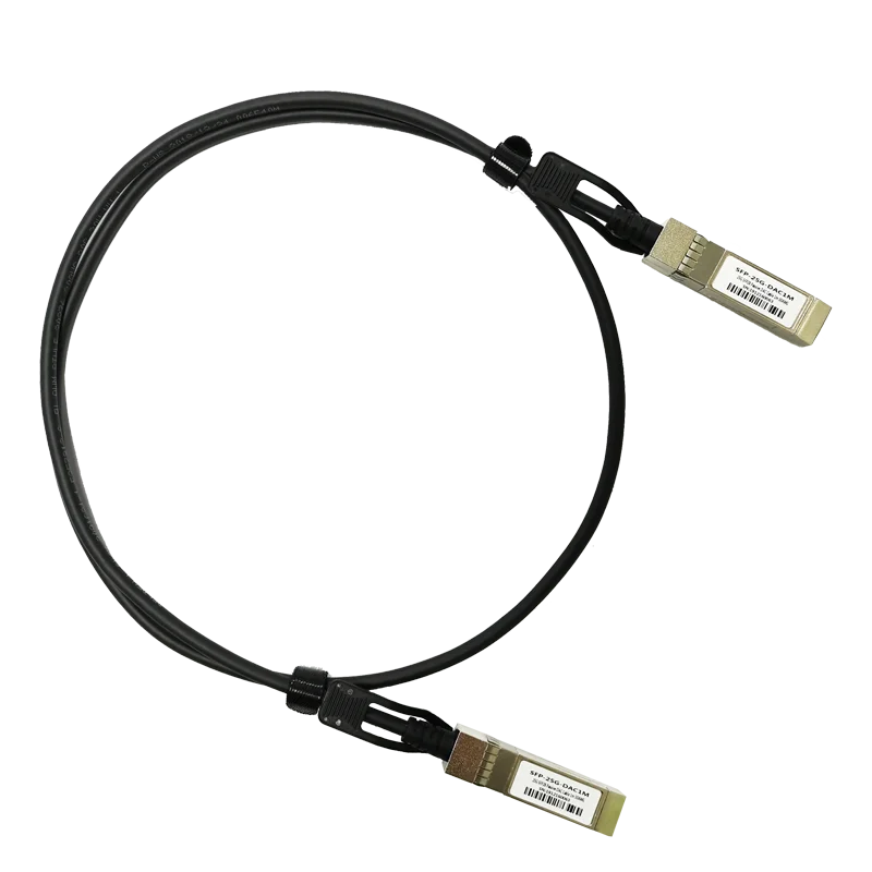 25G DAC Cable SFP28 to SFP28 Direct Attach Copper 1/3/5M Coaxial Cable Compatible with Mikrotik Cisco Ethernet Switch