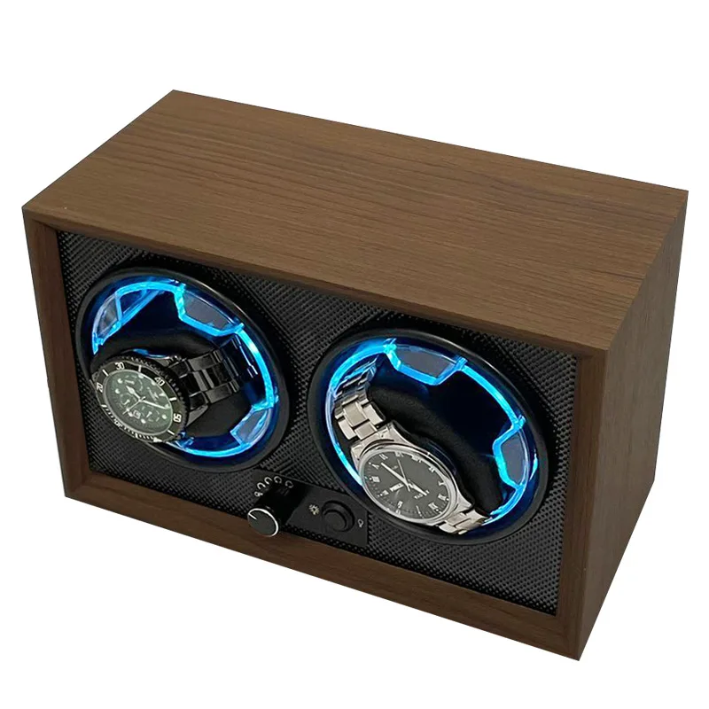 

Luxury Wooden Watch Winder Box Automatic Usb Power Watch Box Suitable For Mechanical Watches Quiet Rotate Electric Motor Boxes A