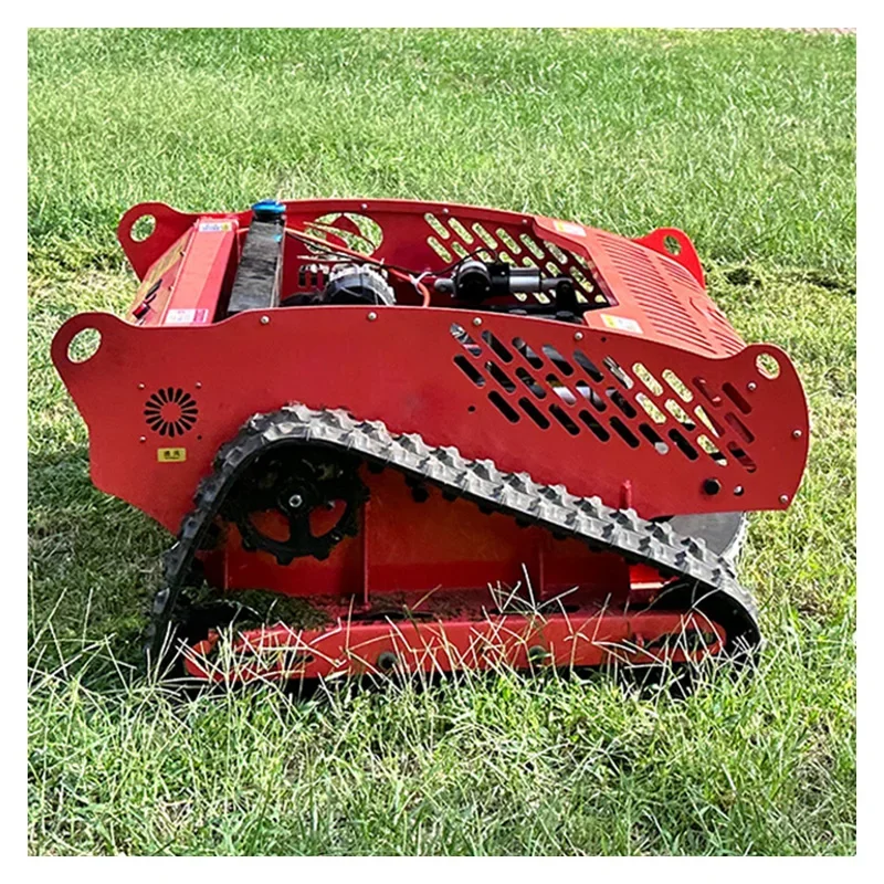 Factory Custom Engine Caterpillar Lawn Mower Robot Zero Turn Remote Control Lawn Mower Agricultural Equipment
