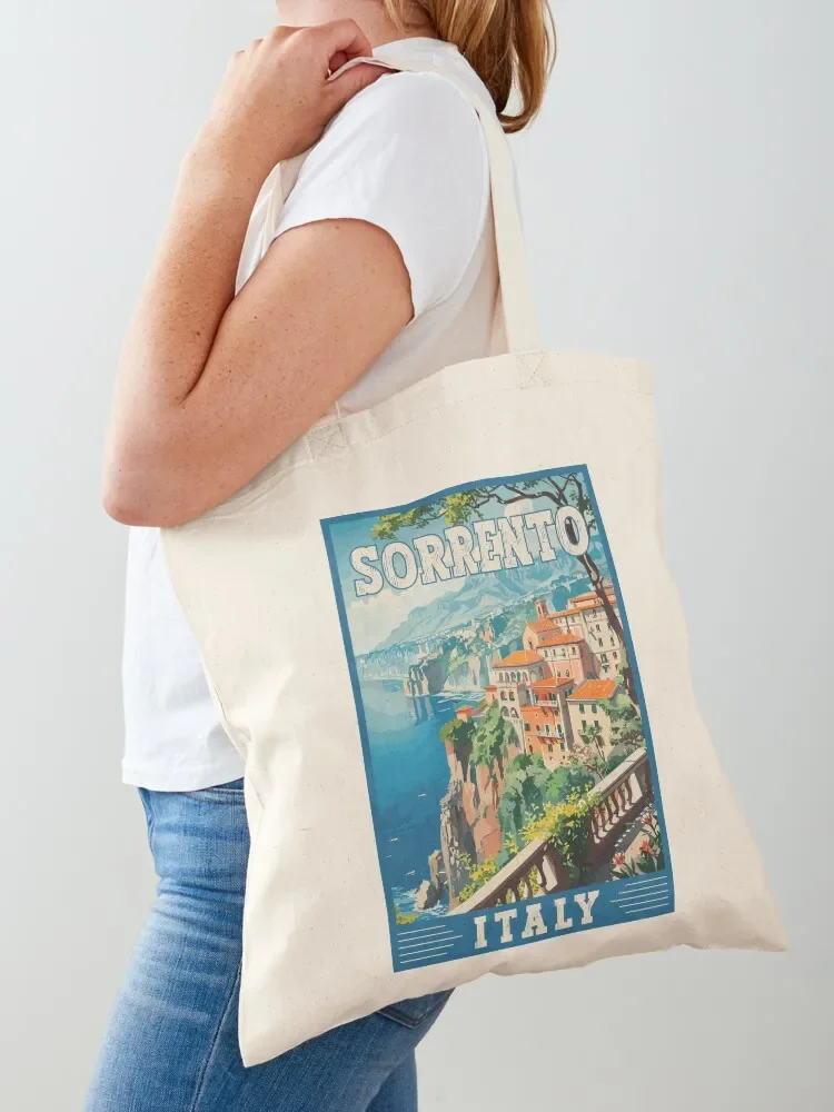 

Sorrento Italy Mediterranean Paradise Travel Art Tote Bag tote bag women bags for women shopping bags foldable the tote bag