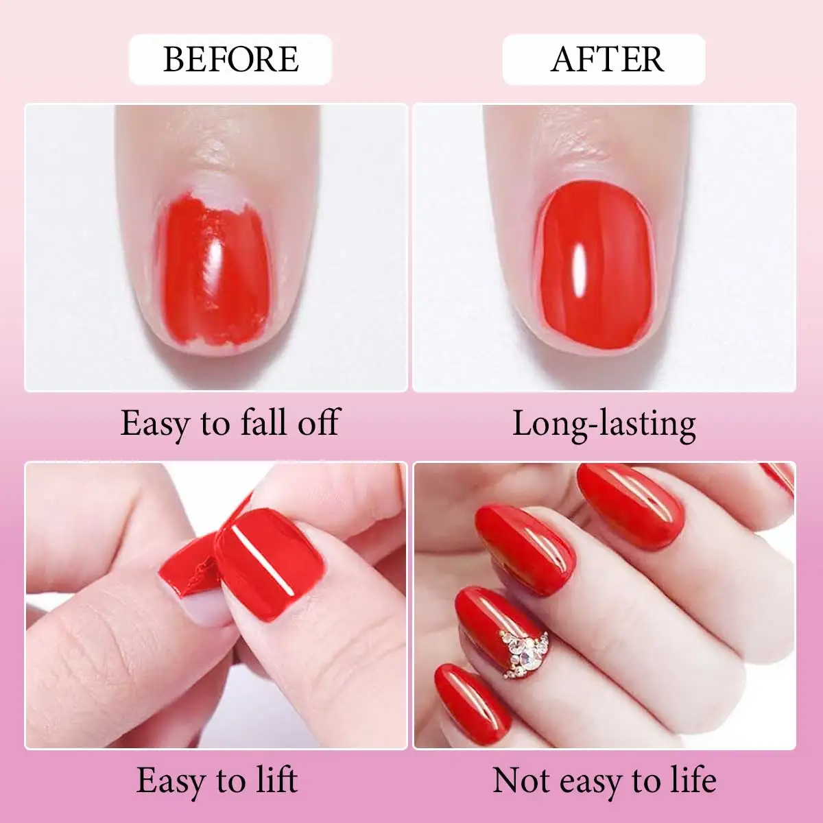 Hassleless 15ml Professional Nail Dehydrator & Acid-Free Primer — Nail Care, Nail Technician Supplies, Essential Pre-Treatment &