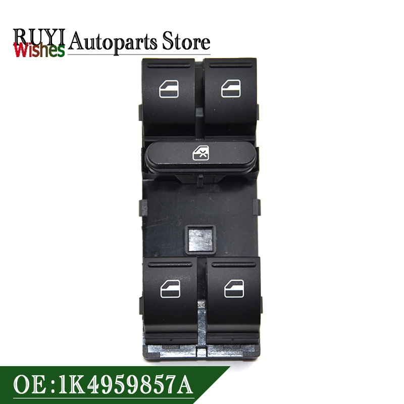 High Quality Window Control Switch for Seat Altea Ibiza Leon 2004-2019 1K4959857B 1K4959857A