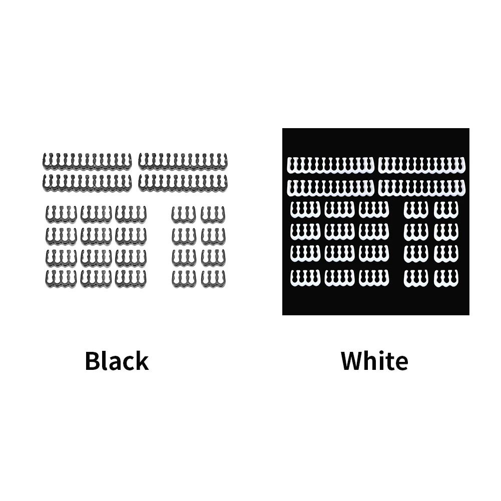 Extensión de gestión de cables para el hogar y la Oficina, organizador de abrazadera de 3mm a 3,6mm, 6 pines, 8 pines, 24 Pines, mantiene el orden para PC, 24 piezas