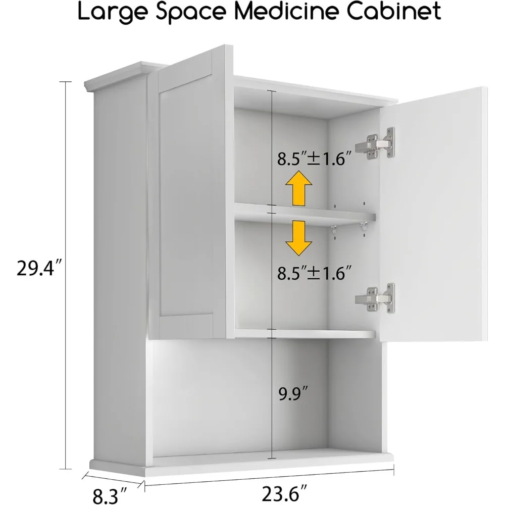 Bathroom Cabinet Wall Mount Buffering Hinge,23