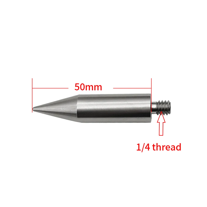 10 sztuk niezawodnej jakości zamiennik 50MM długość Mini końcówka słupa do mini pryzmat 1/4 \